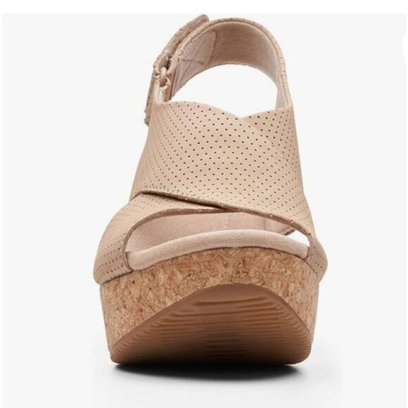 Clarks Annadel Parker Slingback Wedge Sandals Women's - Picture 4 of 6